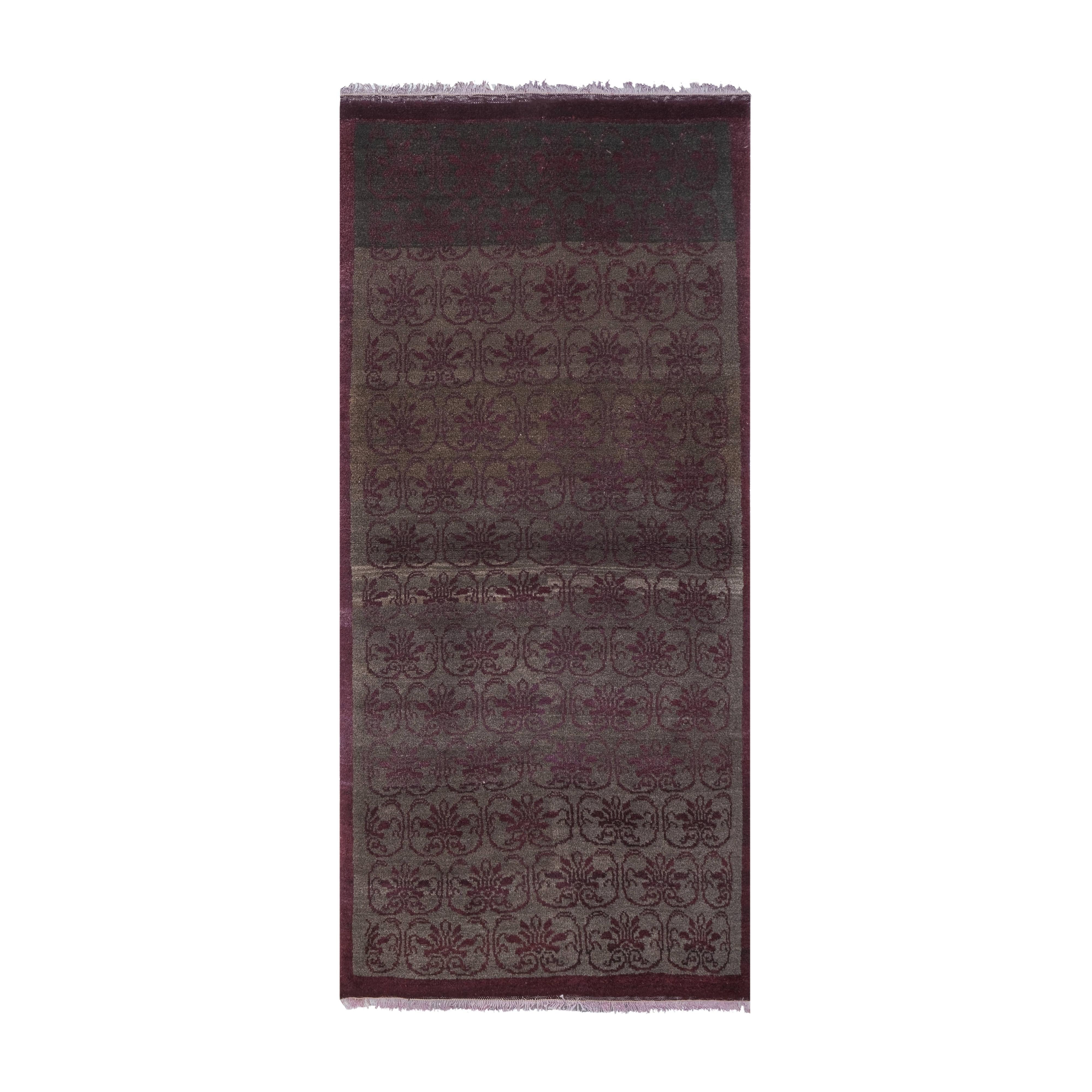 Vintage Turkish Shaggy Rug 3'3'' x 6'5''