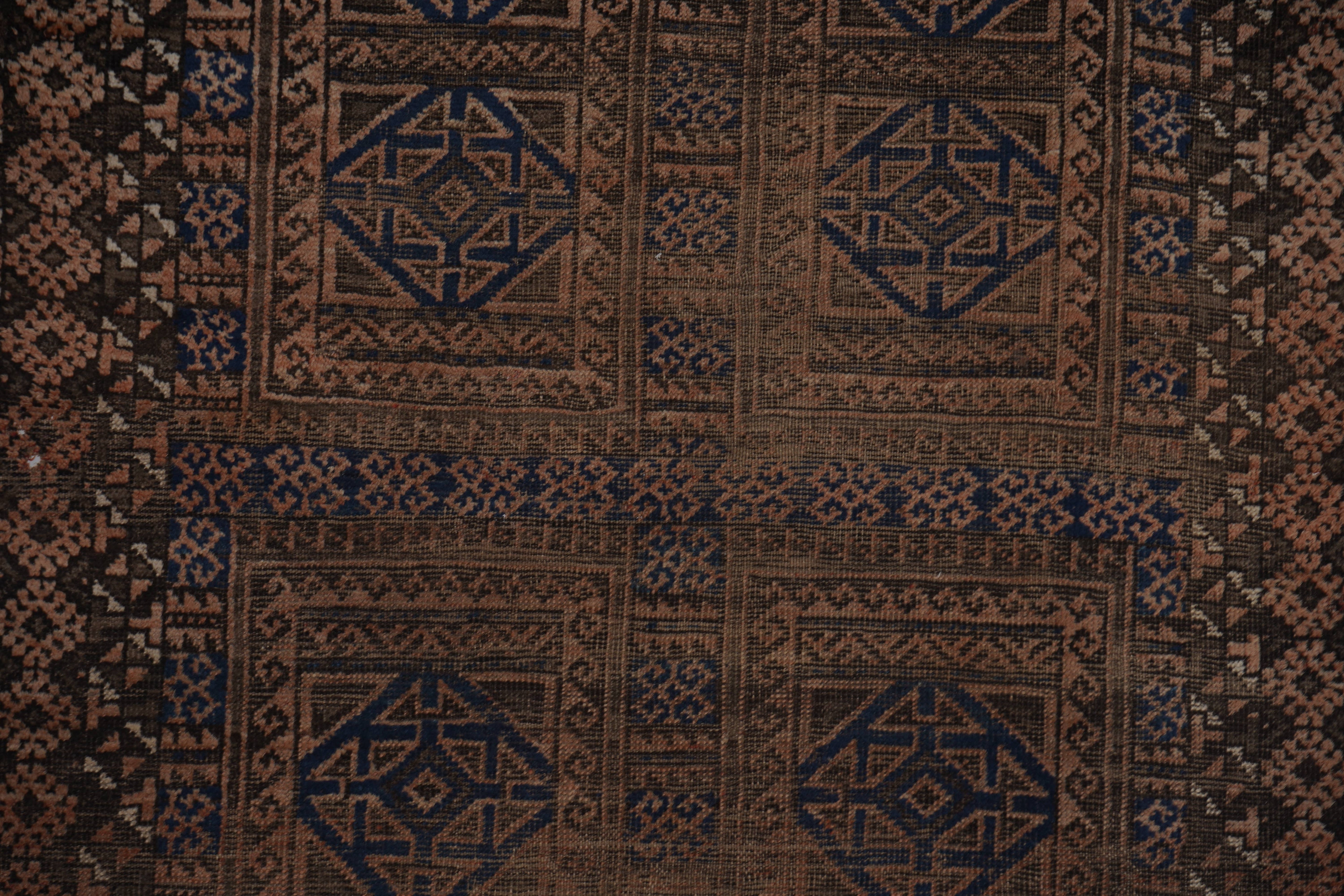 Vintage Turkish Rug 4'1'' x 6'9''