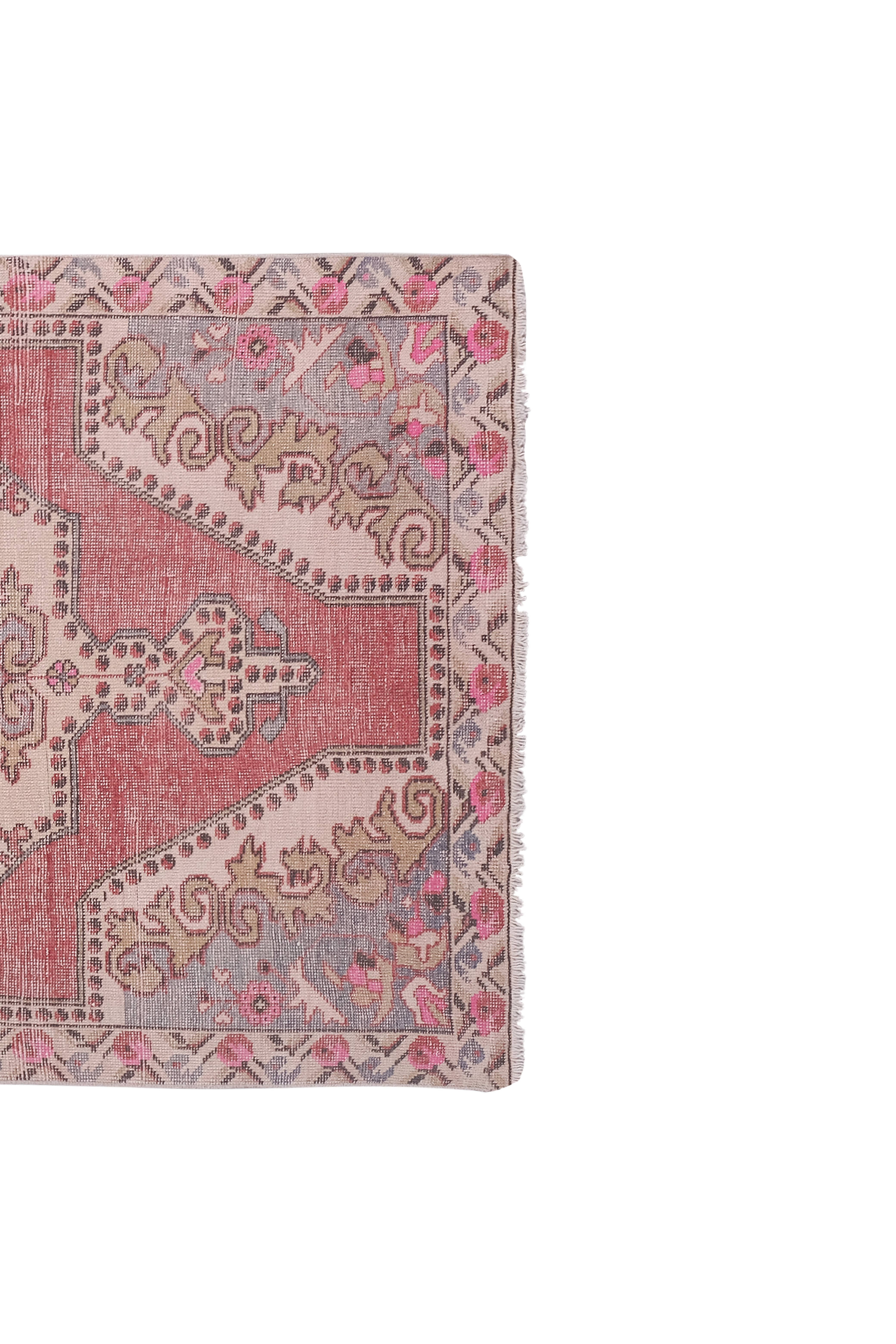 Vintage Oushak Rug 4'4'' x 7'1''