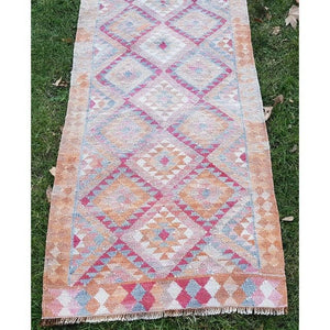 Vintage Herki Kilim Runner 2'8'' x 9'10''