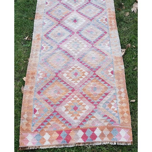 Vintage Herki Kilim Runner 2'8'' x 9'10''