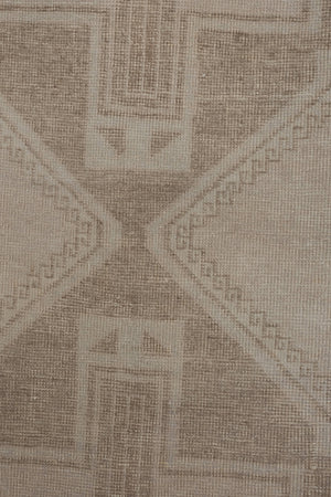 Vintage Kurdish Runner Rug 3'3'' x 28'1''