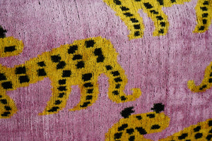 Silk Ikat Velvet Pillow Cover Set of 2 | 16'' x 48''