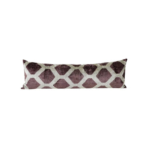 Silk Ikat Velvet Pillow Cover | 16'' x 50''