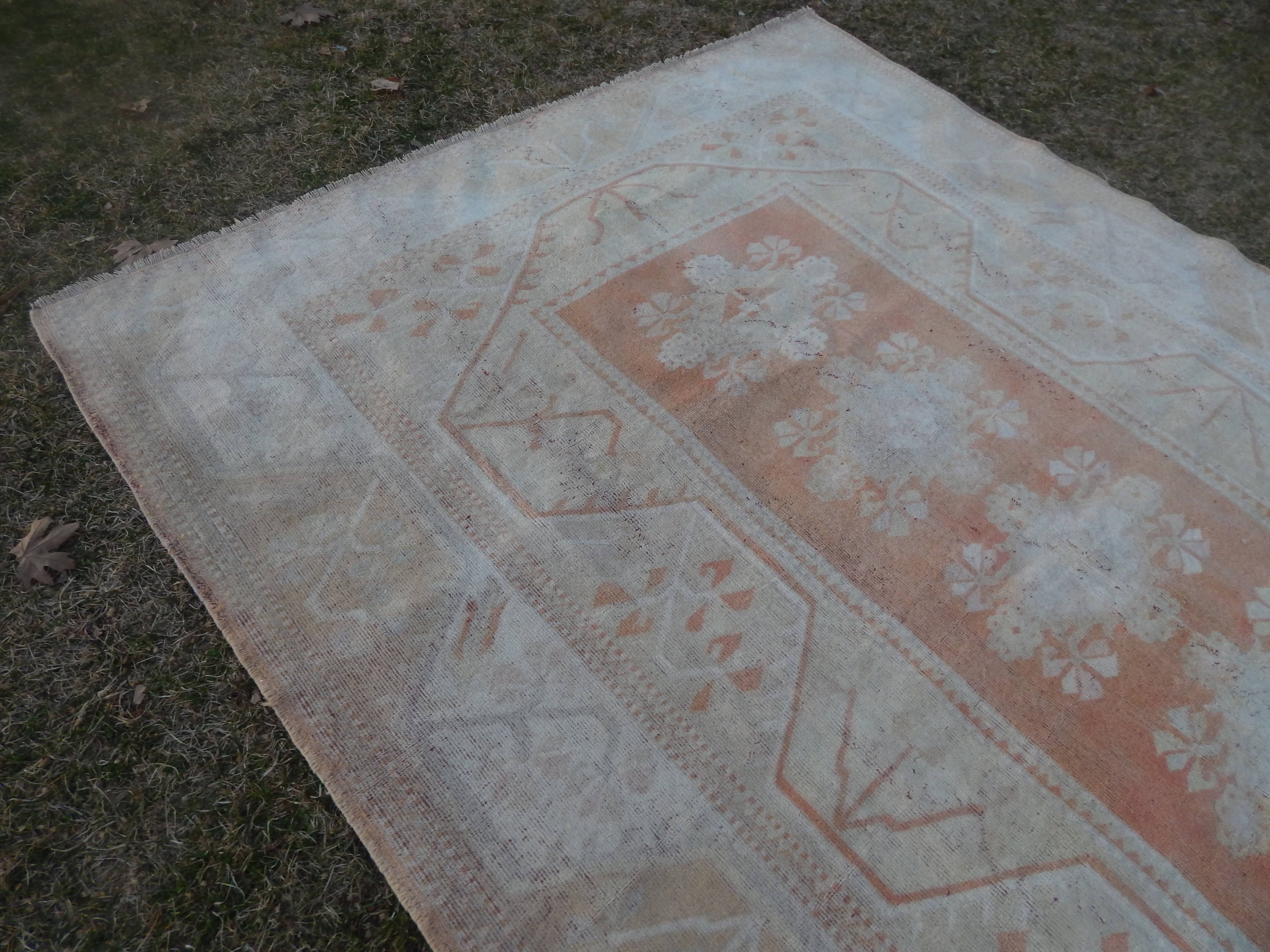 Vintage Turkish Rug 6'8'' x 9'5''