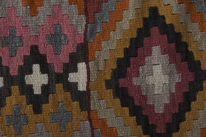 Vintage Turkish Kilim Runner 2'6'' x 14'11''