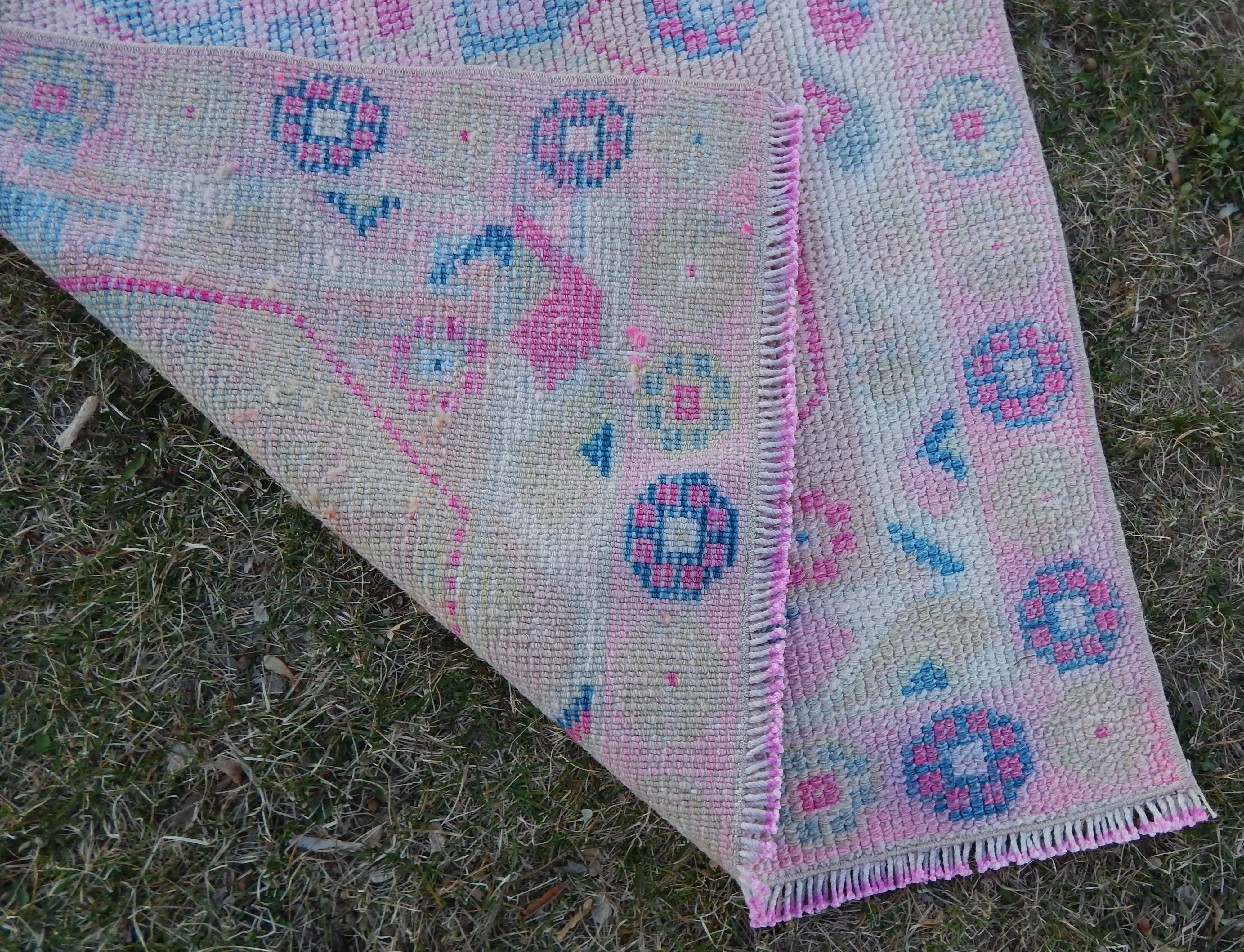 Vintage Herki Runner Rug 2'7'' x 11'11''