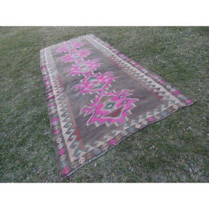 Vintage Turkish Kilim Runner 4'11'' x 10'10''