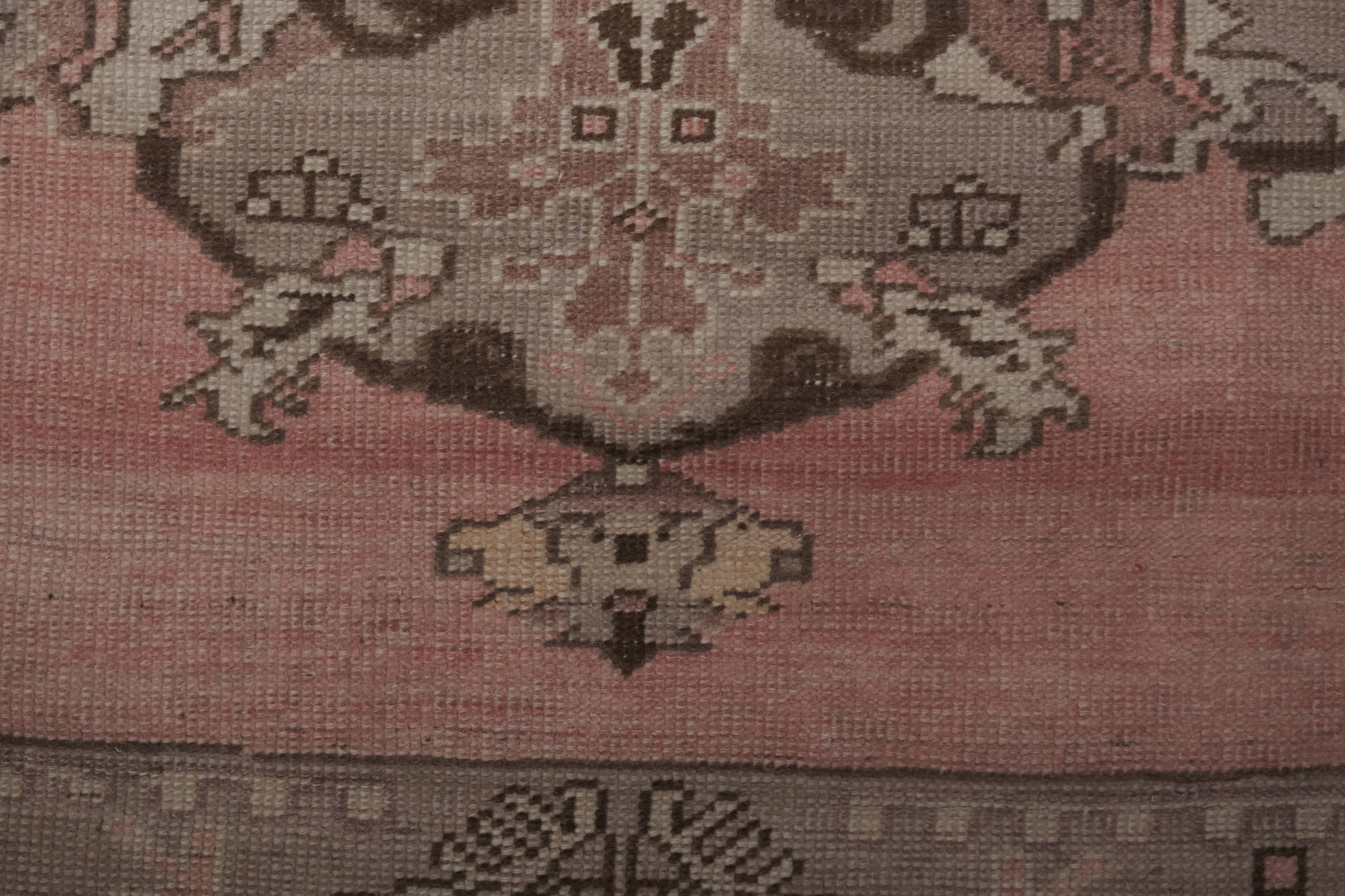Vintage Turkish Karapinar Runner Rug 3'3'' x 21'4''