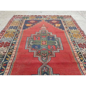 Vintage Turkish Rug 4'3'' x 7'6''