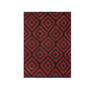 Vintage Turkish Kilim Rug 5'1'' x 6'9''
