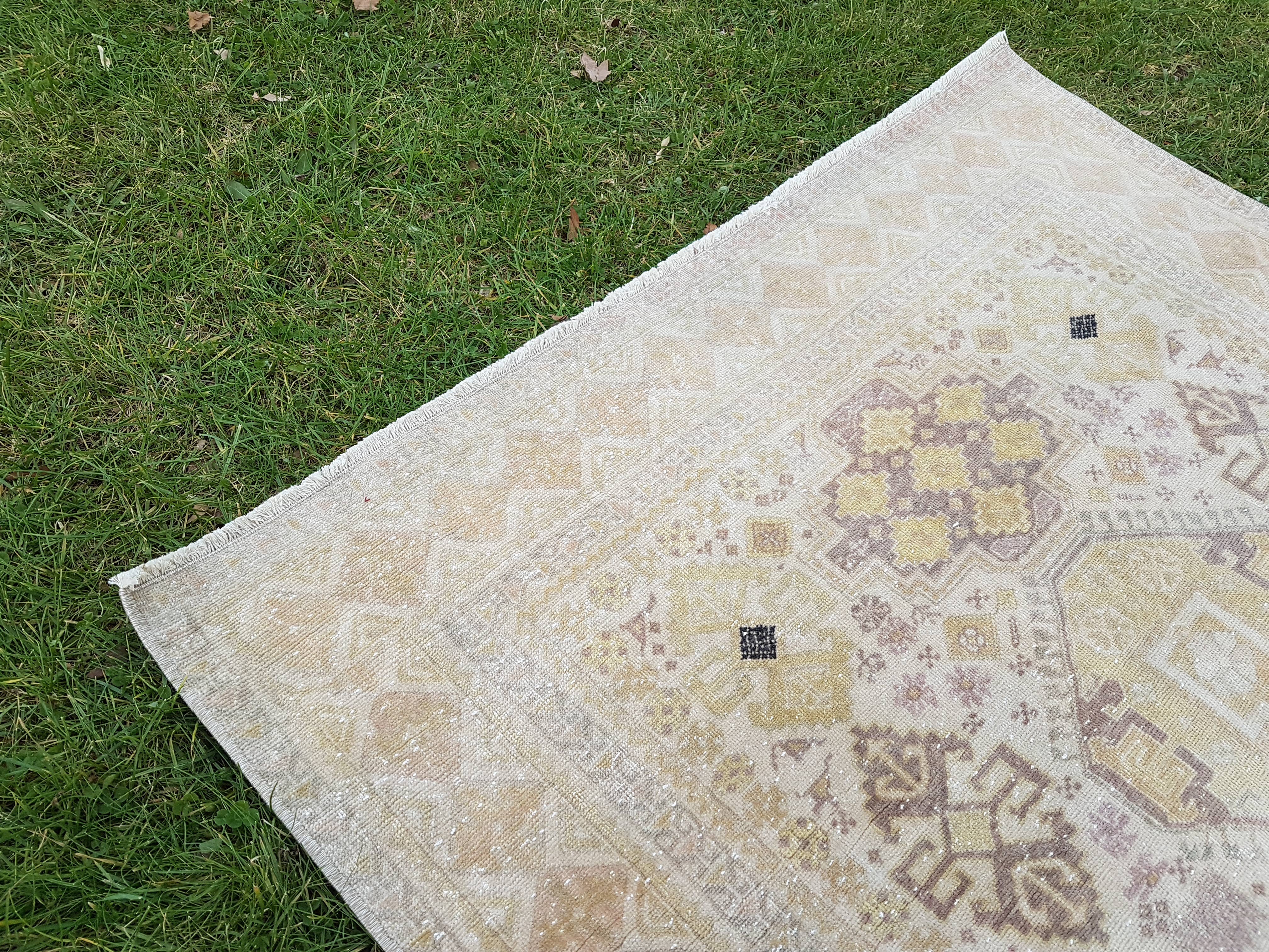 Vintage Oushak Rug 3'7'' x 5'7''