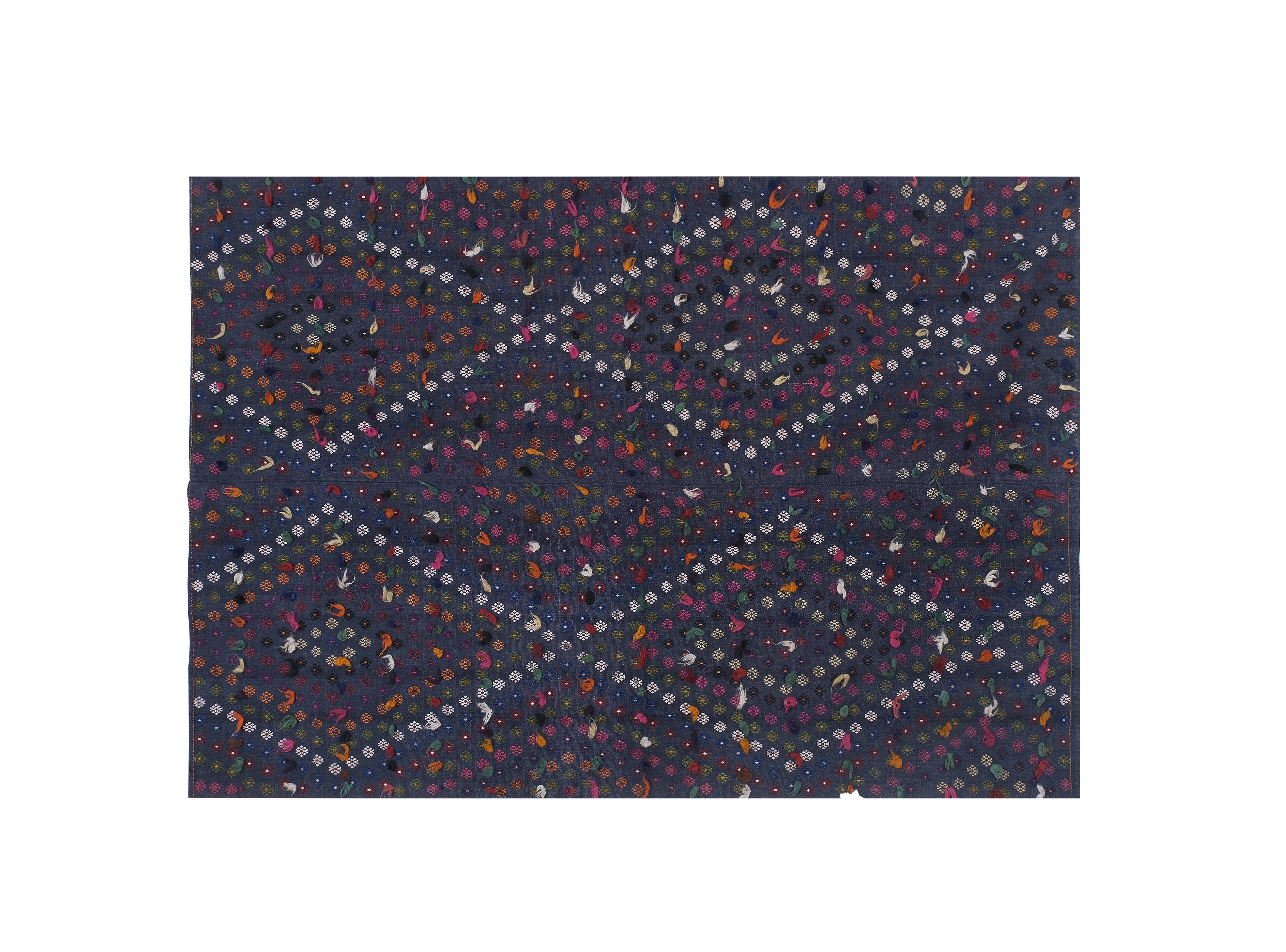 Hand-Embroidered Vintage Textile | 6'7'' x 9'8''