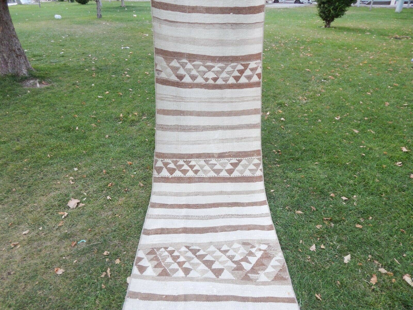 Vintage Herki Kilim Runner 2'9'' x 11'1''