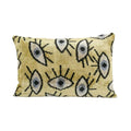 Silk Ikat Velvet Pillow Cover | 16'' x 24''