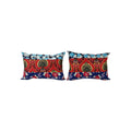 Uzbek Roller Printed Pillow Cover Set of 2 | 16'' x 22''
