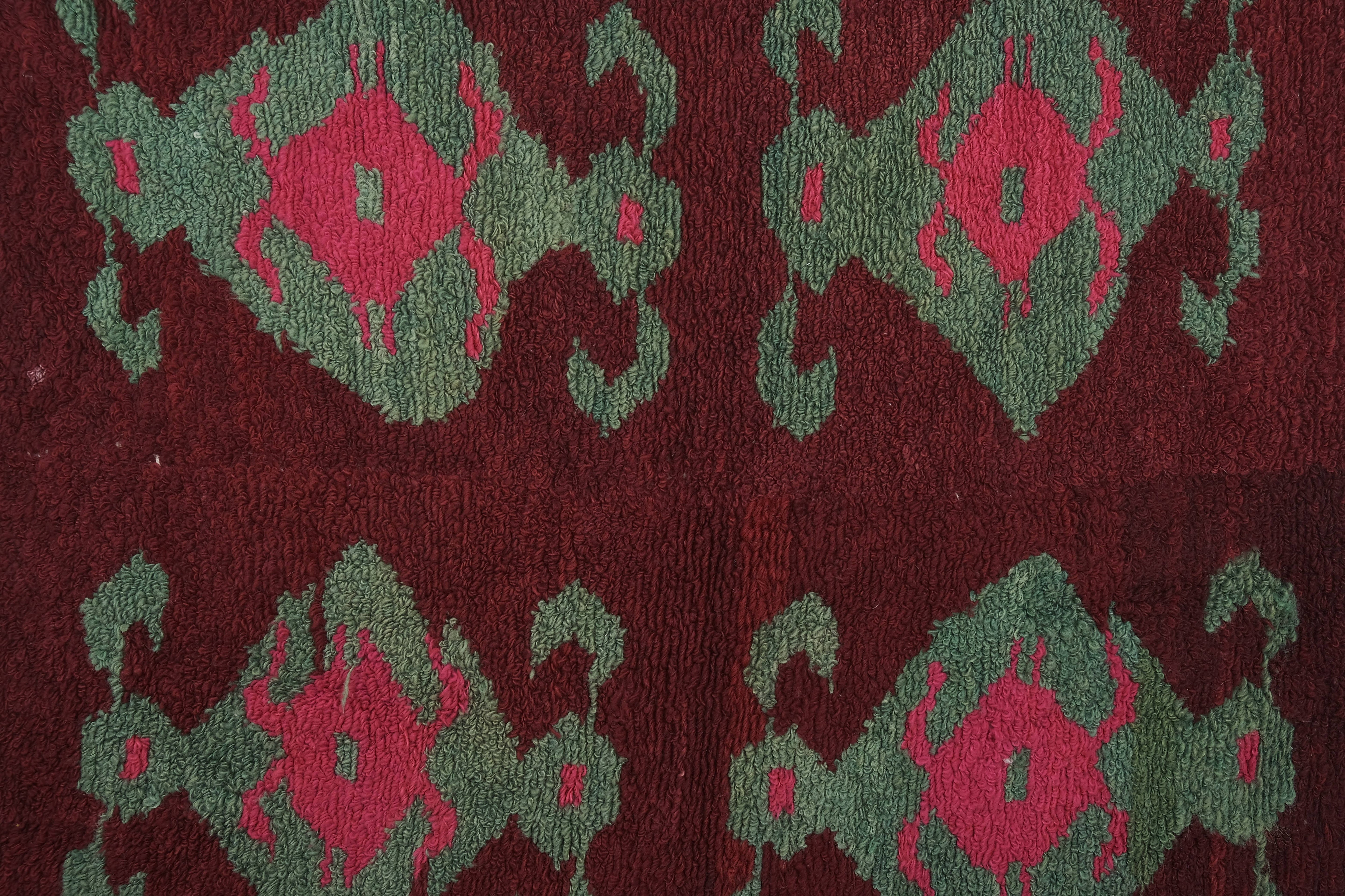 Vintage Turkish Shaggy Tulu Rug 45'' x 51''
