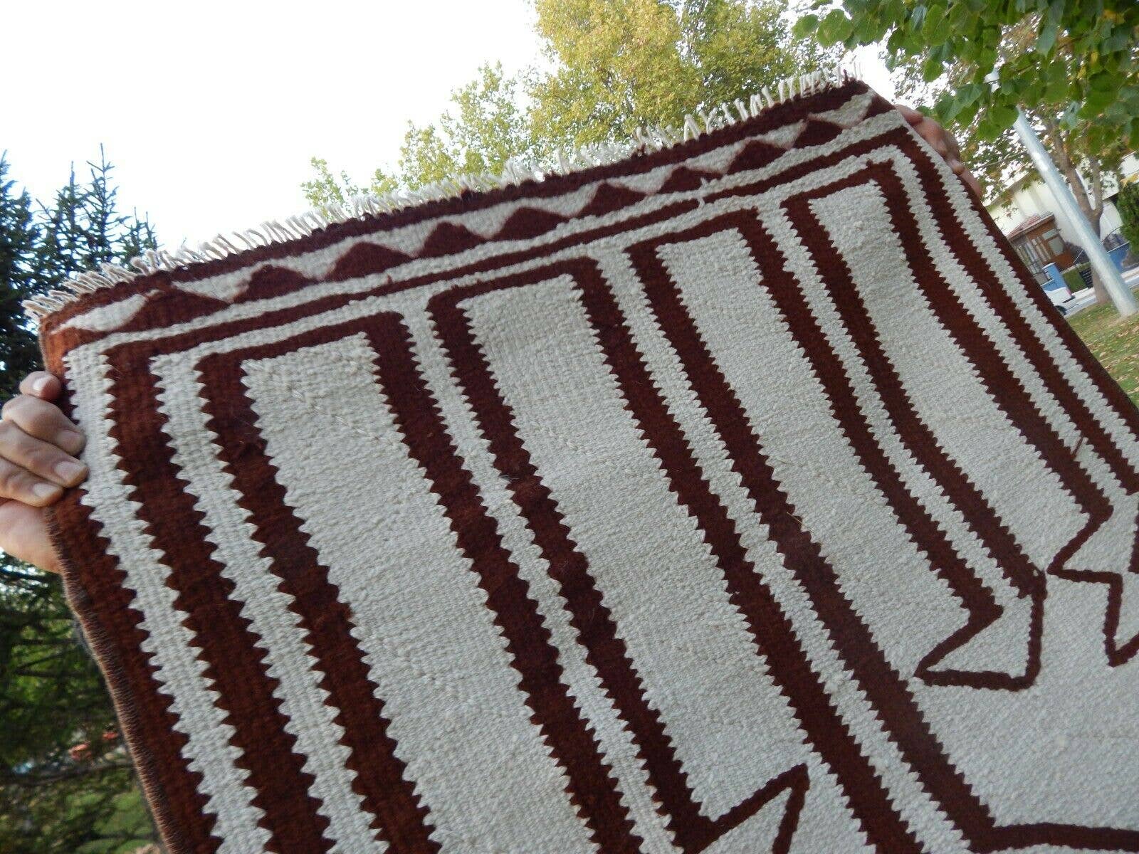 Vintage Herki Kilim Runner 2'7'' x 10'4''