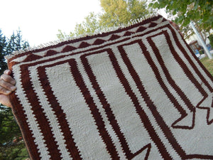 Vintage Herki Kilim Runner 2'7'' x 10'4''