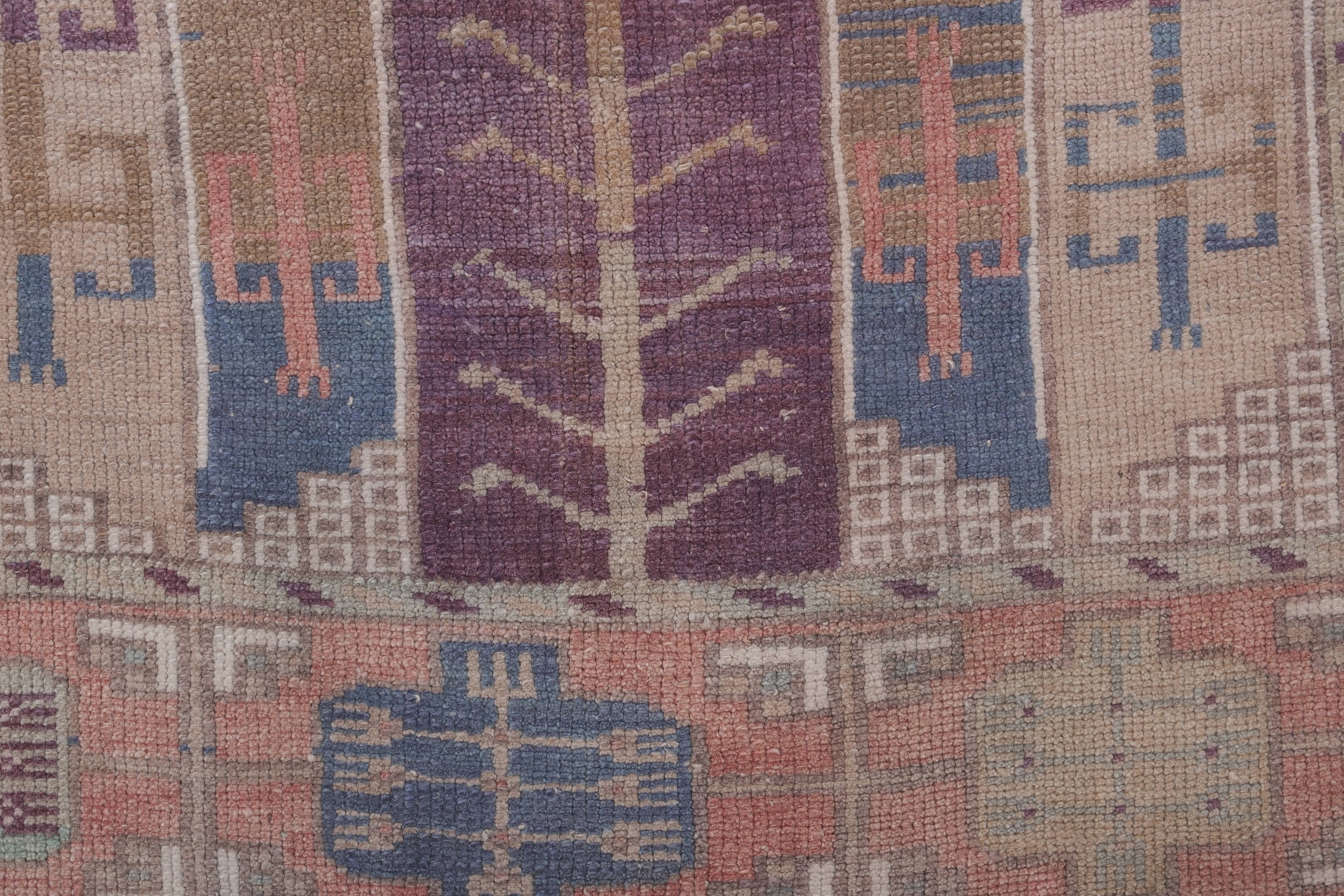 Vintage Turkish Rug 4'1'' x 6'5''