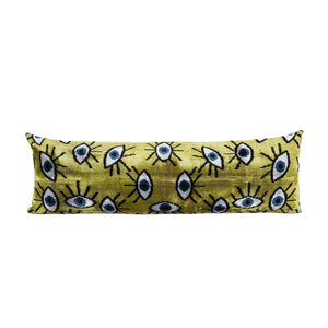 Silk Ikat Velvet Pillow Cover | 16'' x 48''
