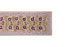 Hand-Embroidered Suzani Runner 1'9'' x 6'3''