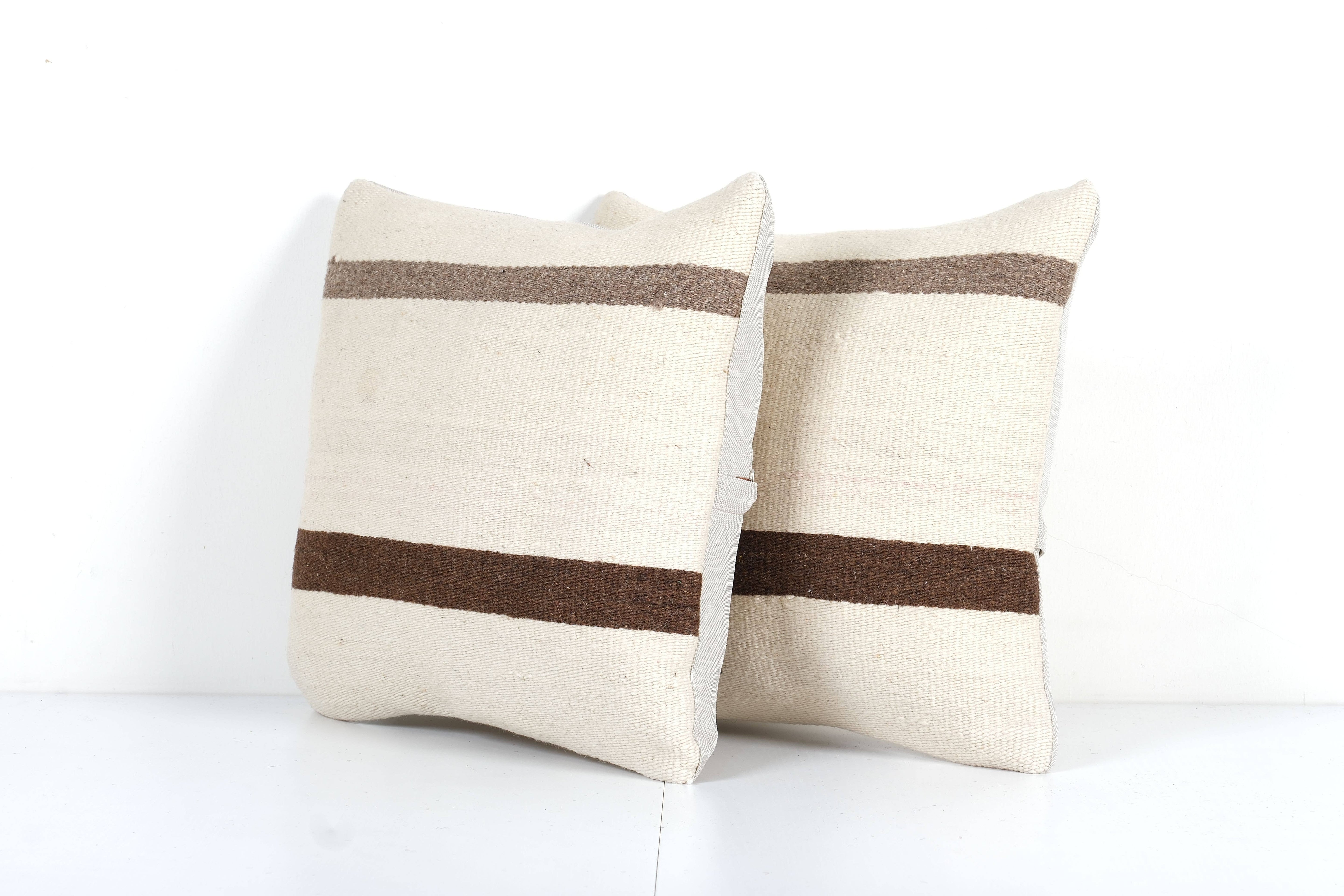 Kilim Pillow Cover Set of 2 | 16'' x 16''