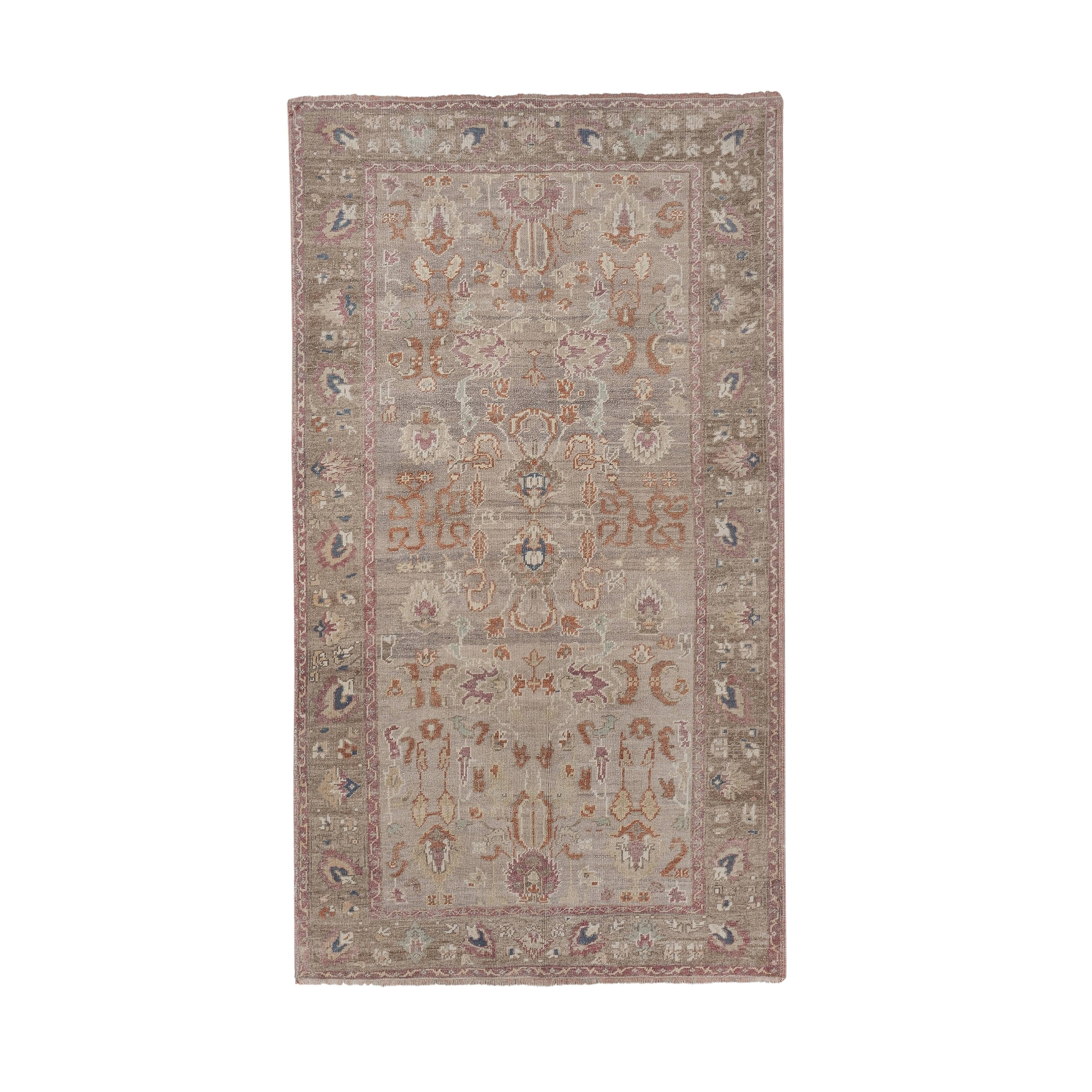 Vintage Turkish Karapinar Runner Rug 4'7'' x 8'3''