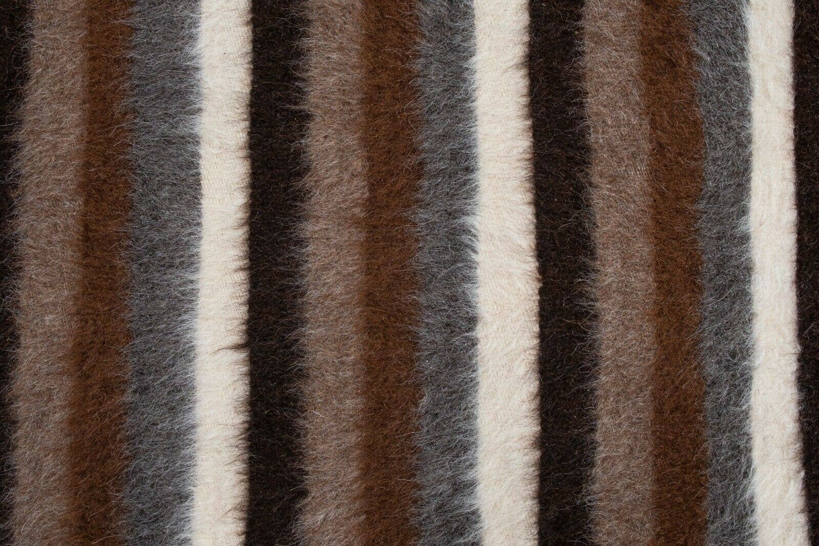 Handwoven Siirt Wool Blanket 4' x 6'5''