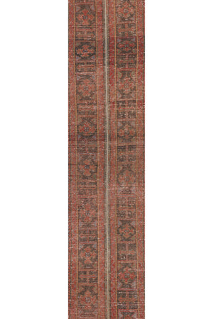 Vintage Turkish Runner Rug 1'8'' x 22'5''