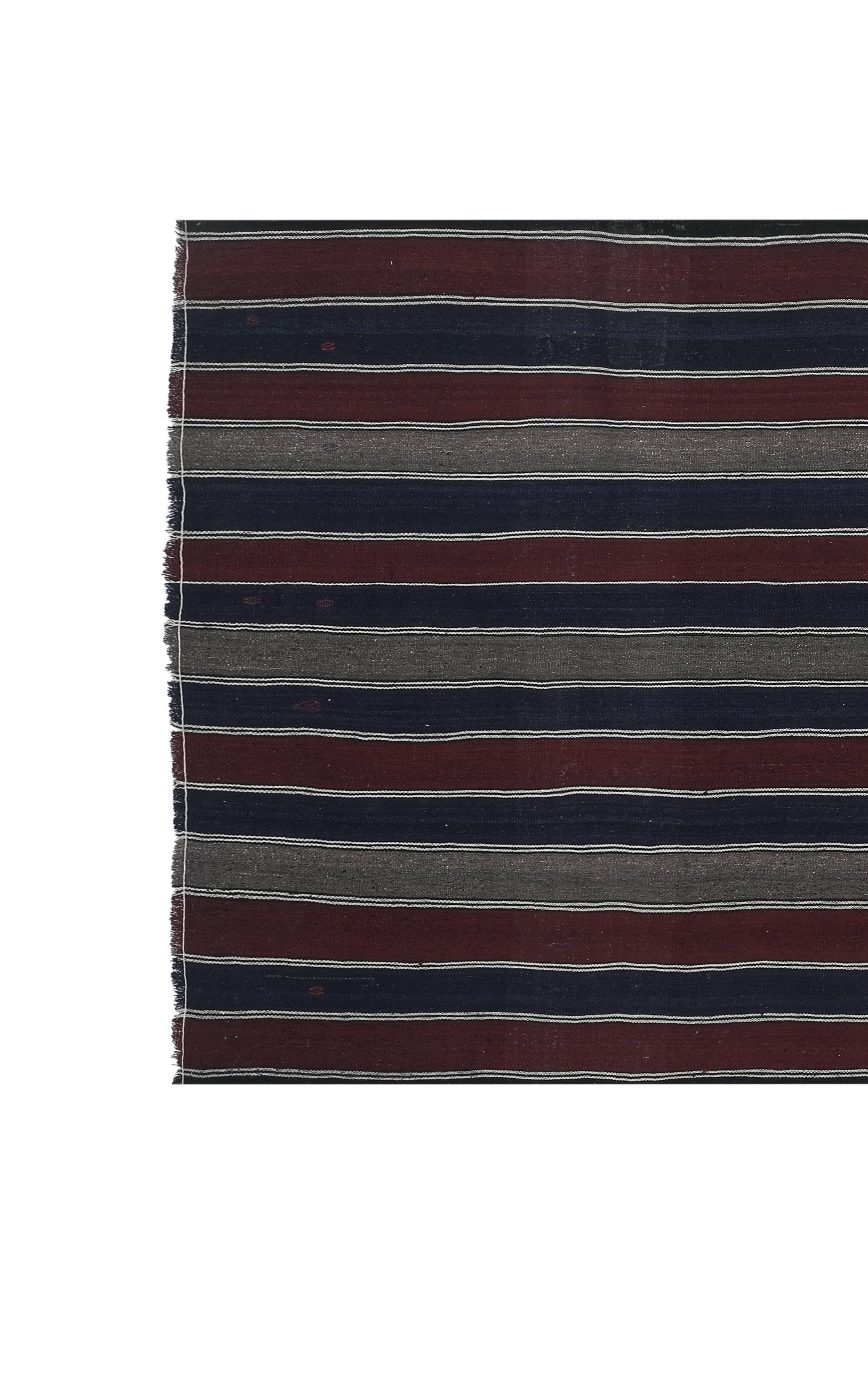 Vintage Turkish Kilim Rug 5'8'' x 11'9''