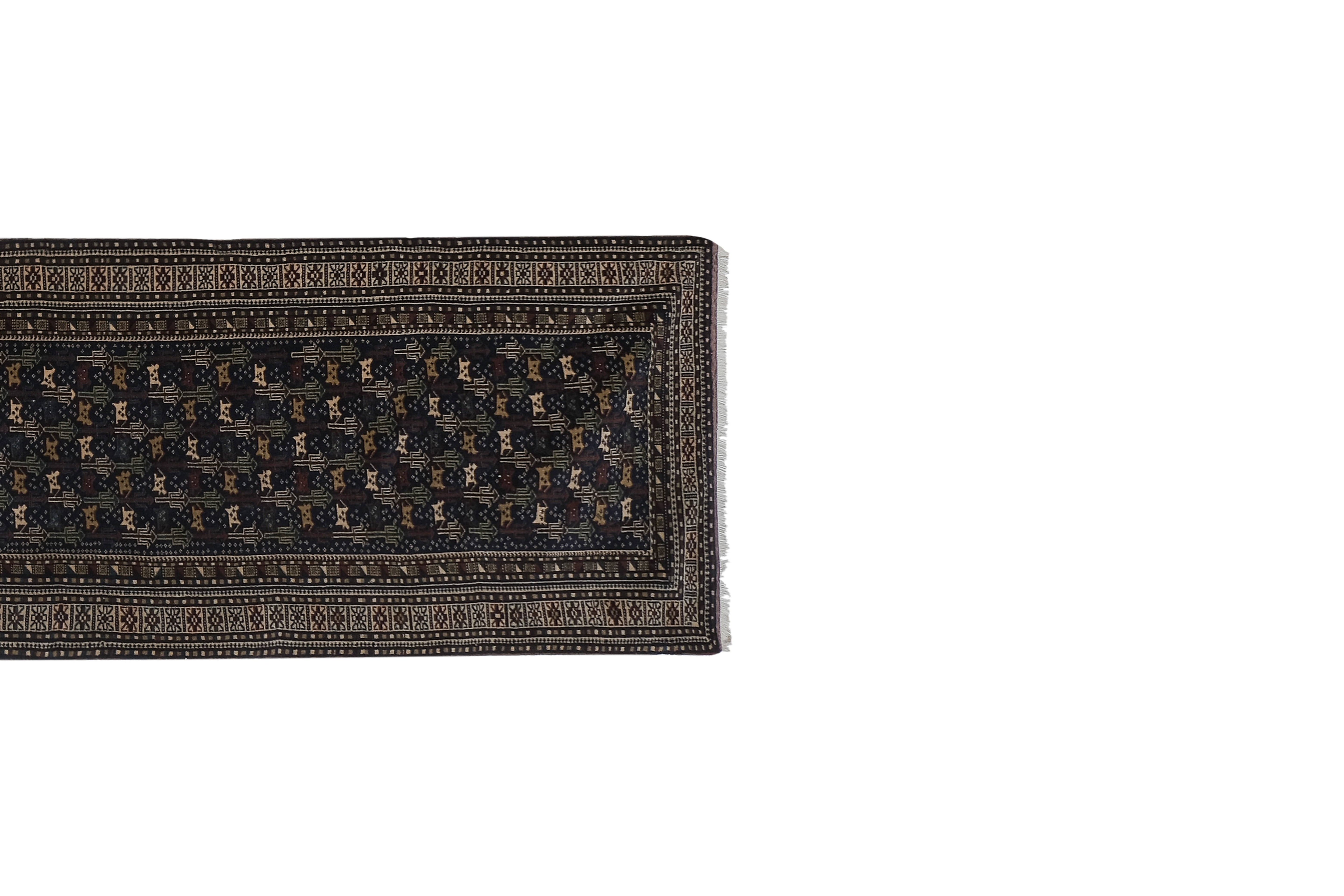 Vintage Caucasian Runner Rug 2'9'' x 13'10''