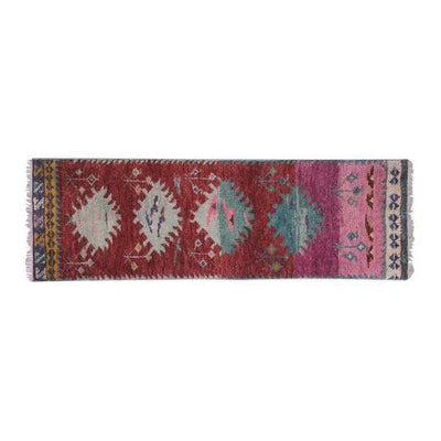 Vintage Red Turkish Tulu Runner 2'2'' X 6'
