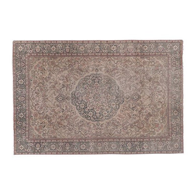 Vintage Turkish Sparta Carpet - Large Square Area Rug