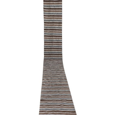 1970s Vintage Turkish Tulu Kilim Runner - Stair Tread - Hallway Kilim