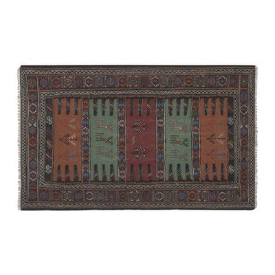 Animal Soumac Kilim Rug 3'4'' X 5'4''