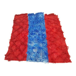 Vintage Turkish Shaggy Tulu Rug 3'10'' x 4'2''