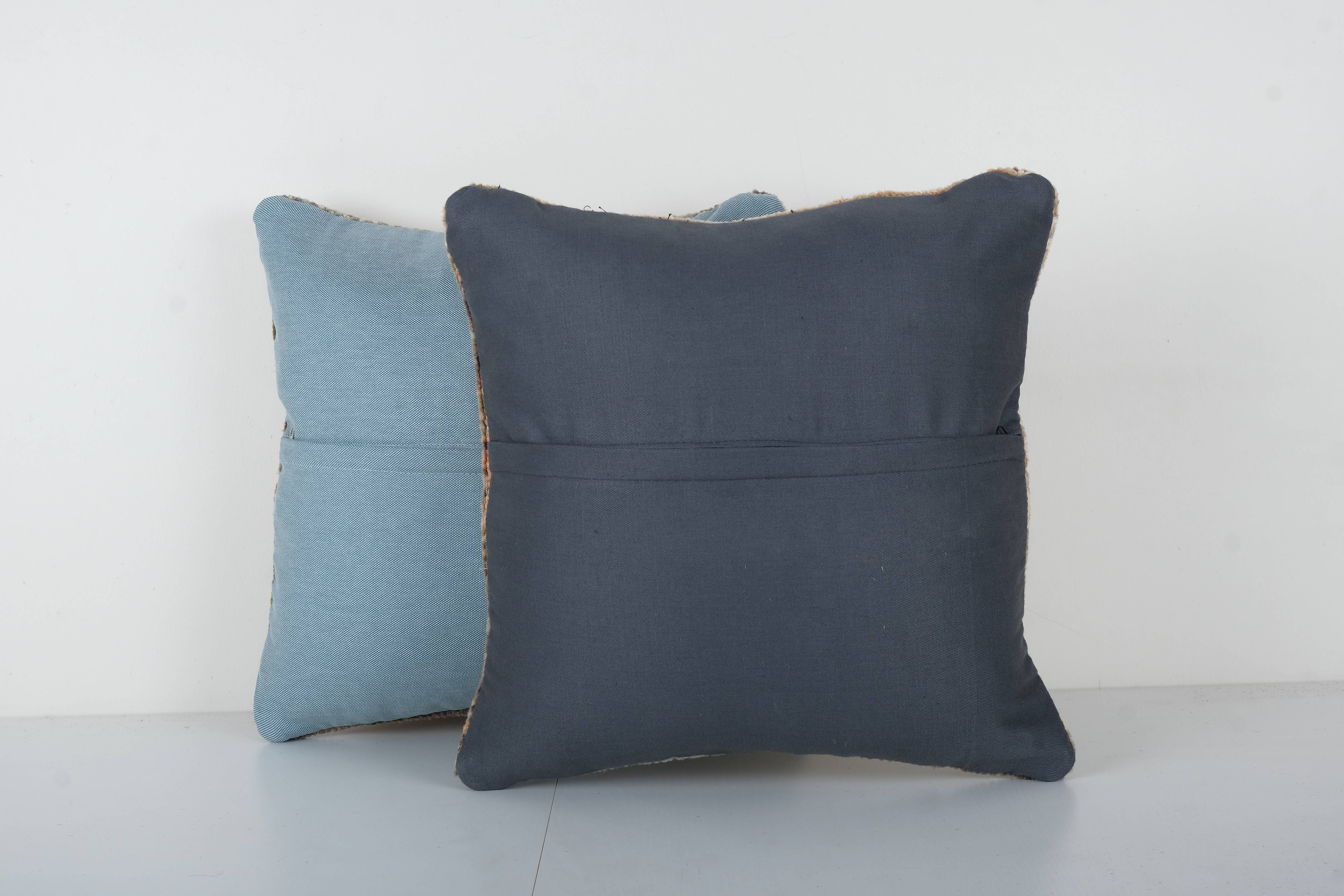 Rug Pillow Cover Set of 2 | 18'' x 18''