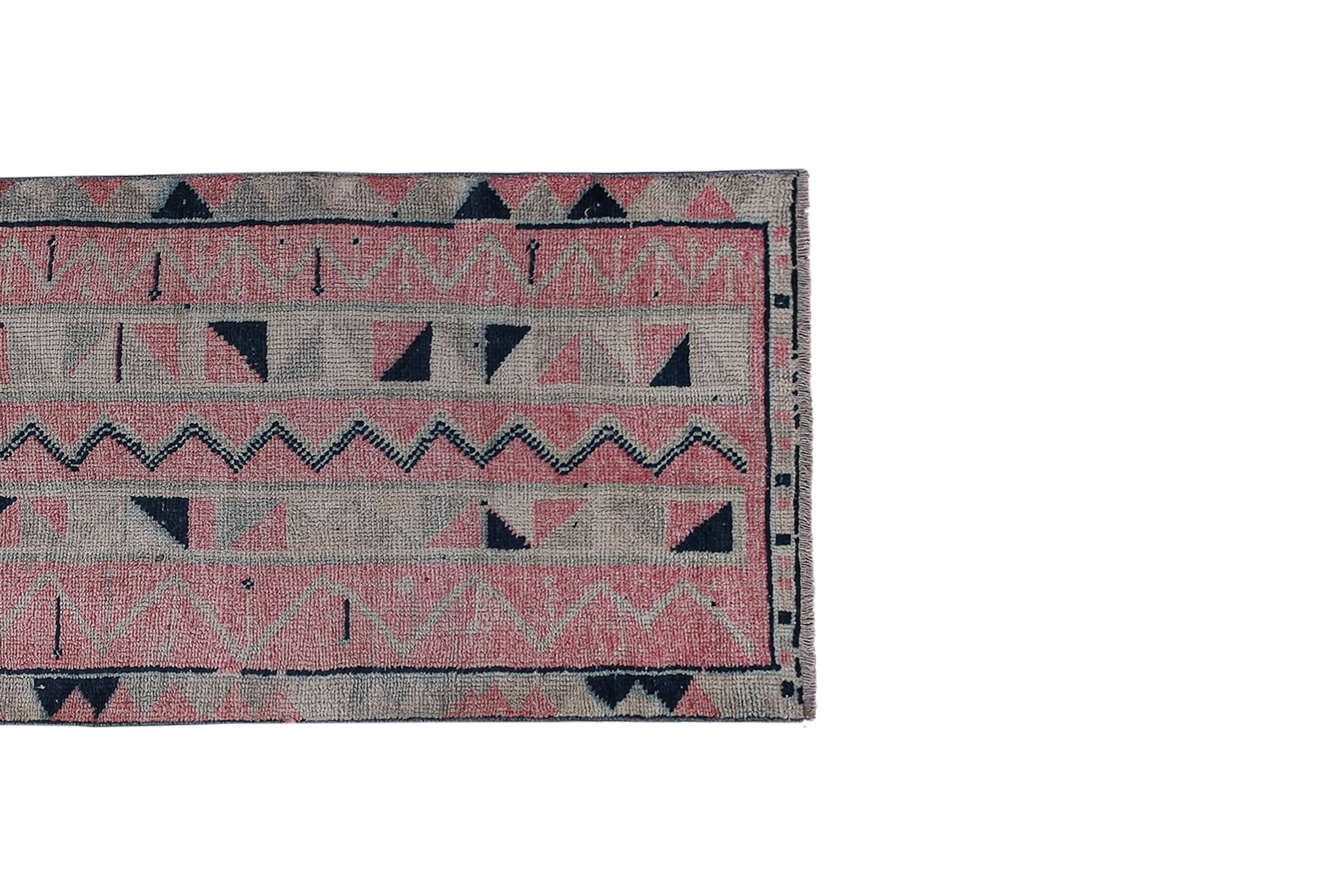 Vintage Herki Runner Rug 3'1'' x 9'8''