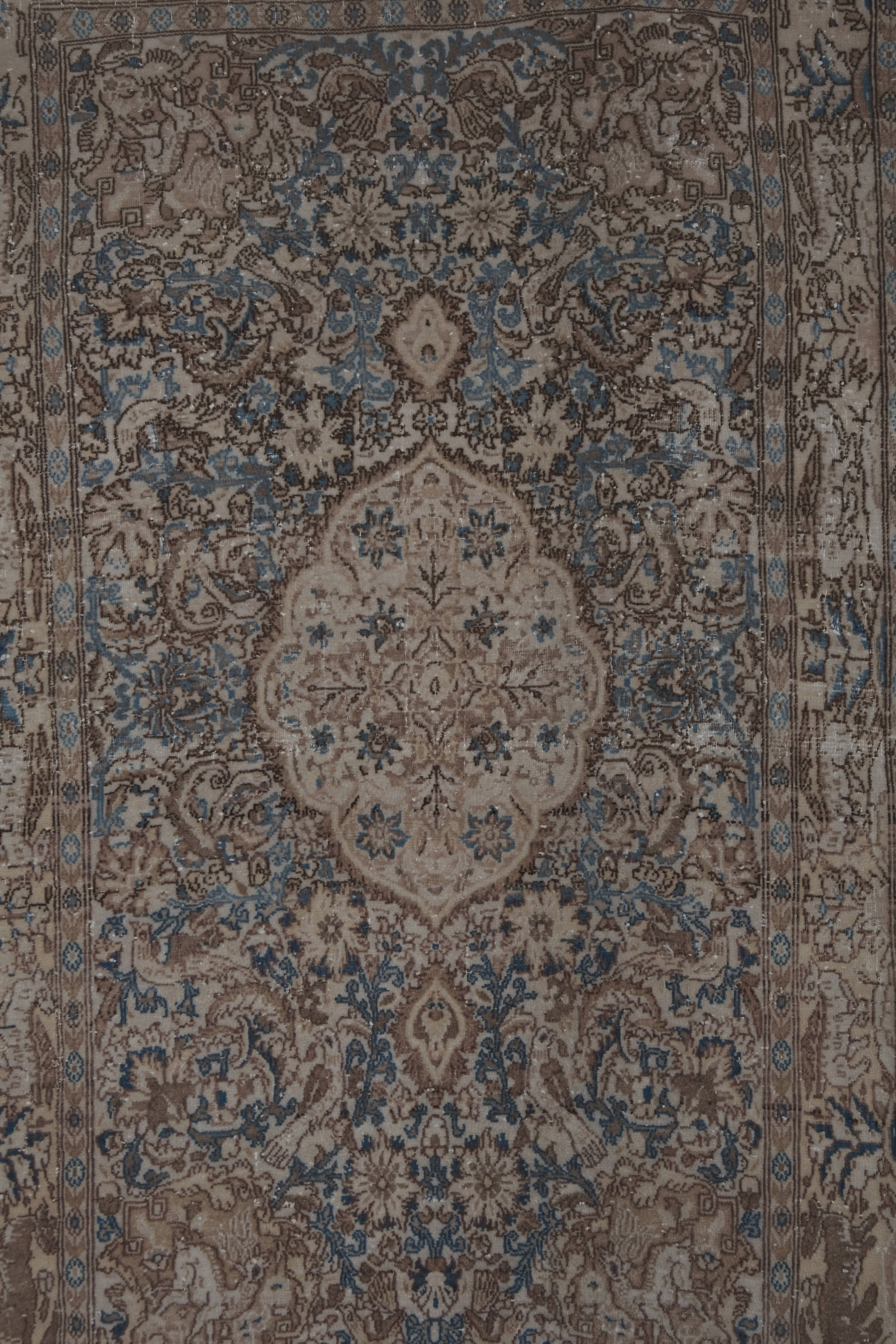 Vintage Turkish Rug 3'4'' x 5'11''