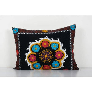 Silk Ikat Velvet Pillow Cover | 18'' x 25''