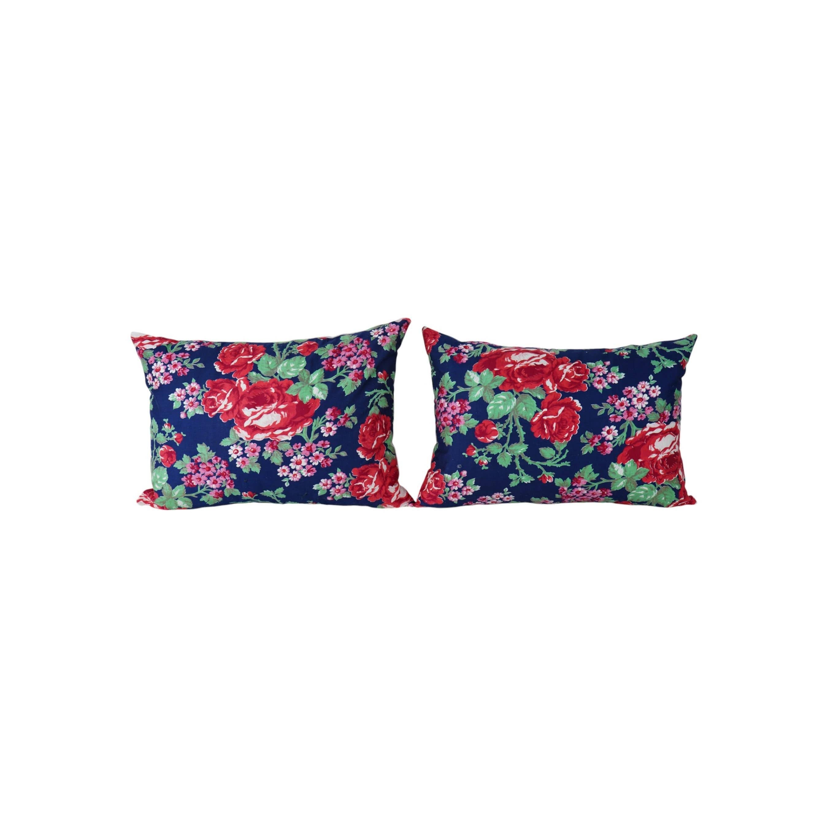 Uzbek Roller Printed Pillow Cover Set of 2 | 16'' x 22''