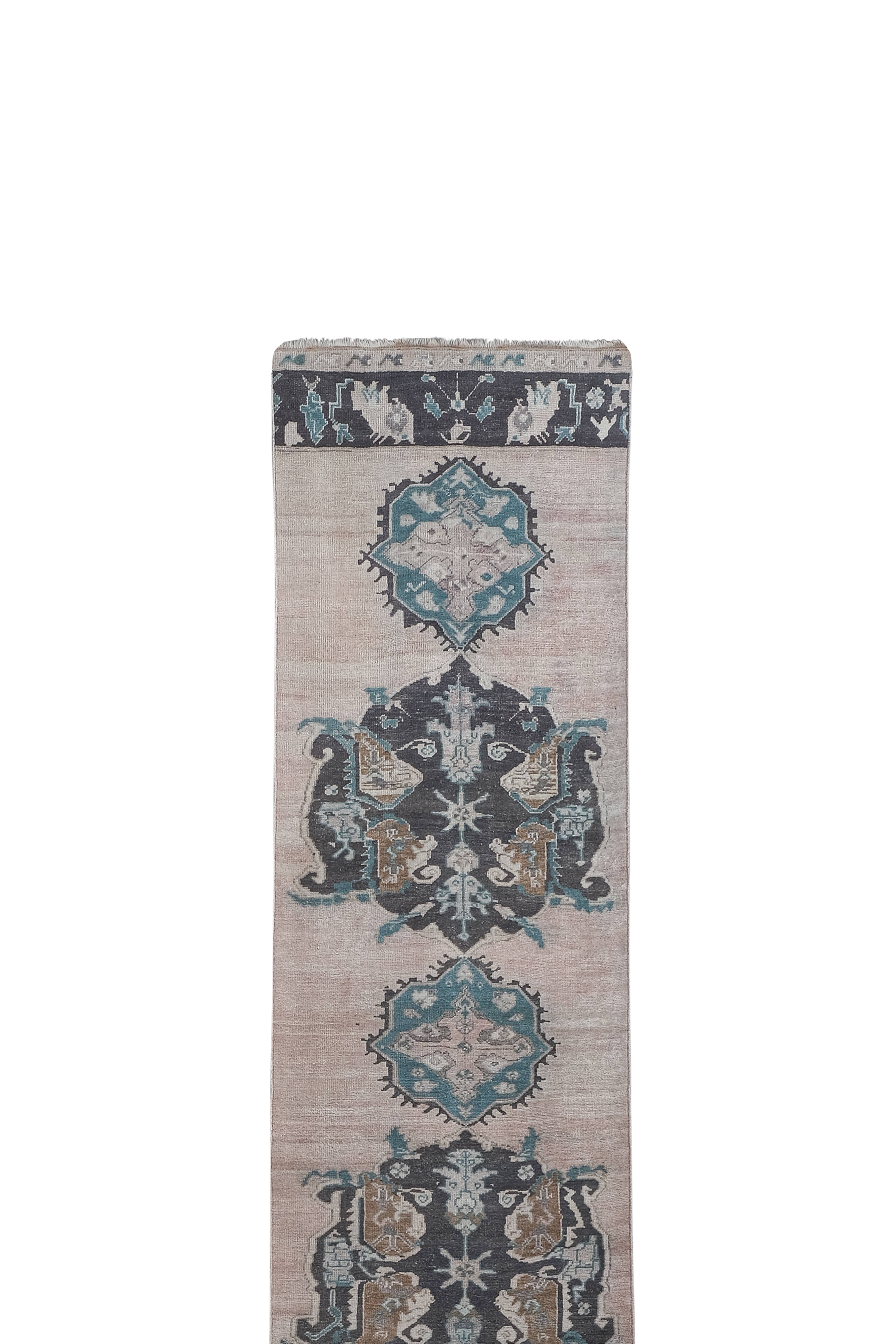 Vintage Turkish Runner Rug 3'1'' x 20'2''