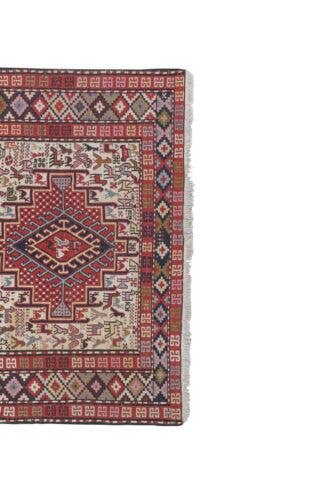 Vintage Turkish Soumac Rug 3'11'' x 6'3''