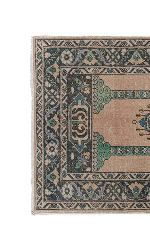 Vintage Turkish Anatolian Rug 3'8'' x 5'11''