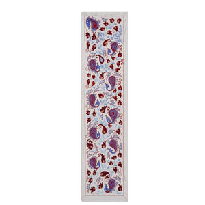 Hand-Embroidered Suzani Wall Hanging & Bedspread 1'8'' x 6'1''