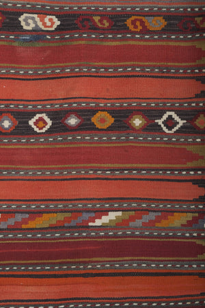 Vintage Turkish Kilim Runner 2'5'' x 22'6''
