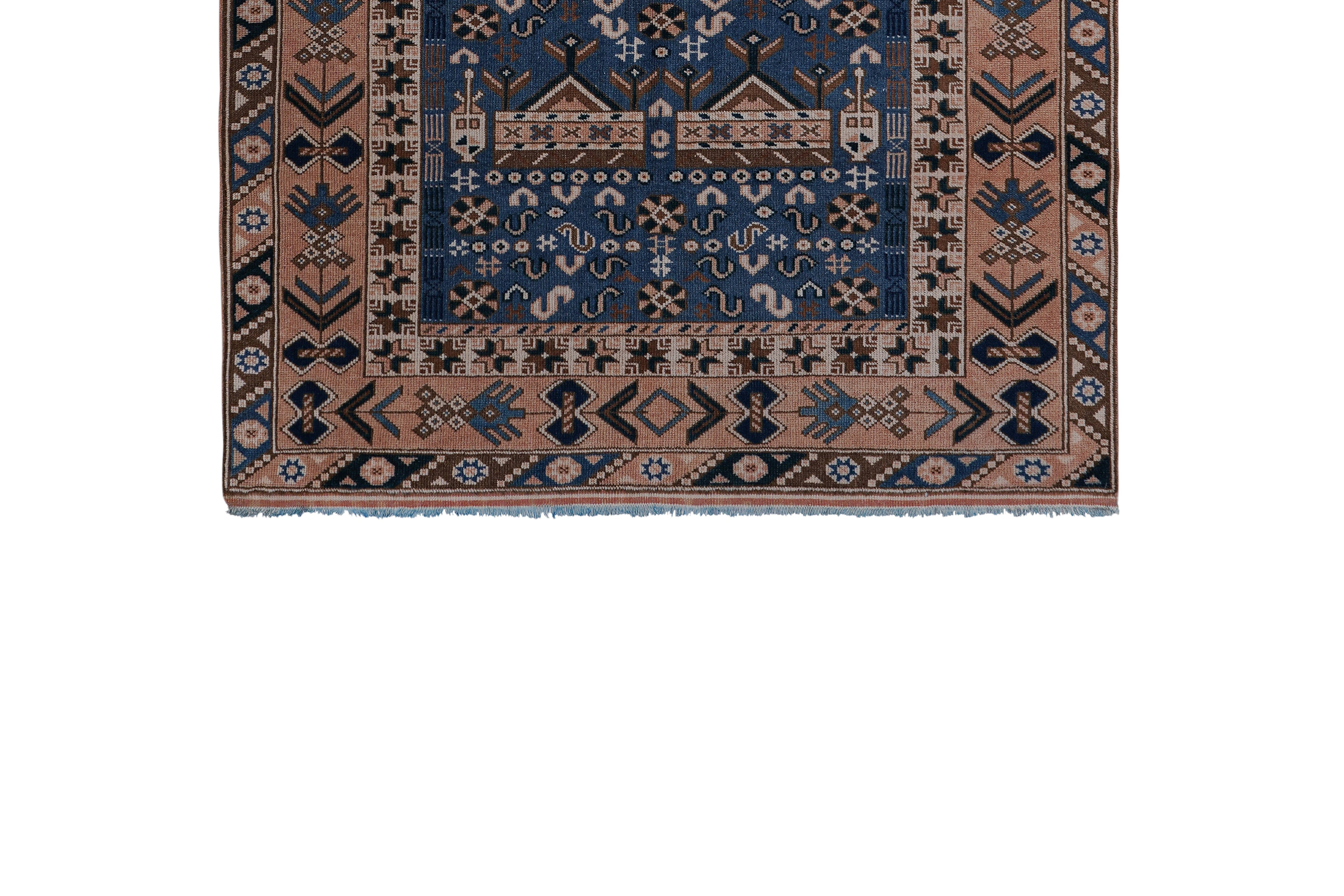 Vintage Oushak Rug 4'7'' x 8'1''