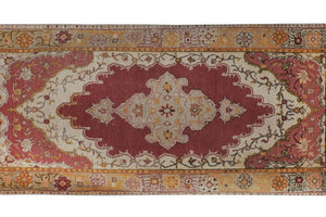 Vintage Oushak Rug 3'5'' x 7'9''