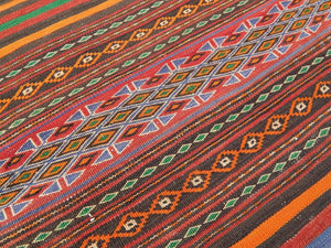 Vintage Turkish Kilim Rug 4'3'' x 9'8''